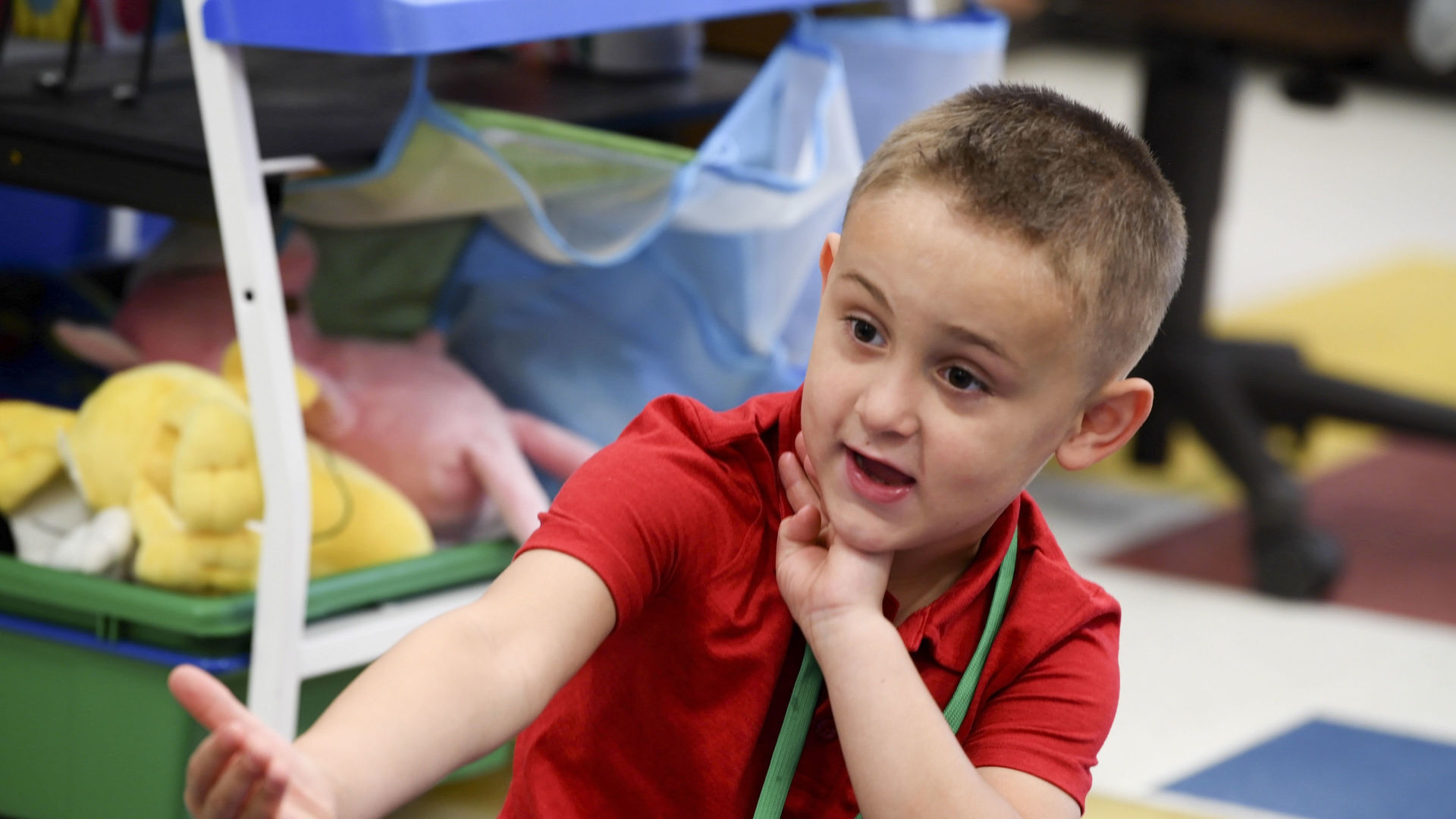 Frank and Wilson elementary 4K first day
